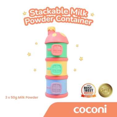 Coconi Stackable Milk Powder Container / Tempat Susu / Snack Anak