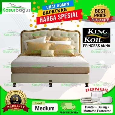 King Koil Kasur Full Latex New Princess Anna - Full Set 160 180 200 180 x 200