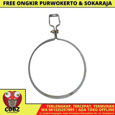 6 IN / NM Klem Pipa Gantung Hanger Clamp Galvanis Tipis