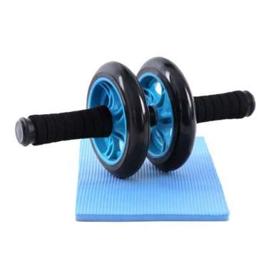 GST Fitness Double Wheel, Roda Fitnes Pengecil Perut, double wheel gym Kettler, Alat Fitness Rumah