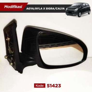 MODIFIKASI SPION MOBIL AGYA/AYLA X SIGRA/CALYA MANUAL MODEL ELEKTRIK - SEAESAW
