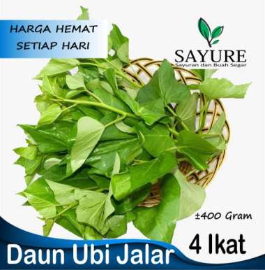 DAUN UBI SEGAR 4 IKAT