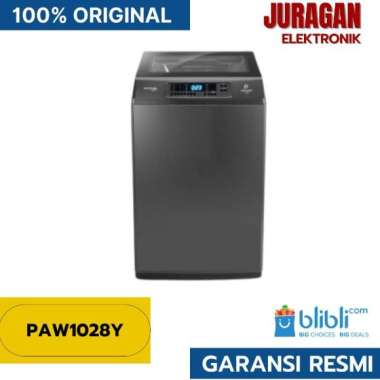 Polytron Mesin Cuci 1 Tabung 10KG PAW 1028 Y / PAW1028Y Zeromatic