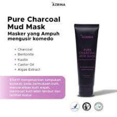 AZRINA COLLABERY BODY EXFOLIATING GEL AZRINA CHARCOAL MUD MASK CHARCOAL MASK