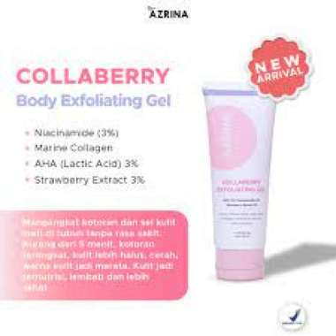 AZRINA COLLABERY BODY EXFOLIATING GEL AZRINA CHARCOAL MUD MASK EXFO GEL