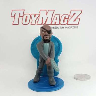 Mini Action Figure Marvel Chibi Nick Fury