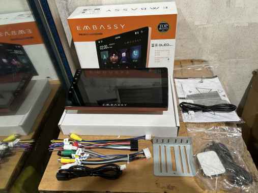 Head unit android embassy 4/64 GB 9 inch em 999 - head unit embassy EM 999 -