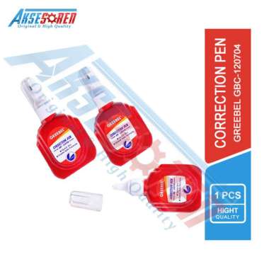 Aksesoren Tipe Ex Cair Greebel 1 Pcs / Correction Pen / Tip X Mini / Penghapus Pulpen GBC-04 Random