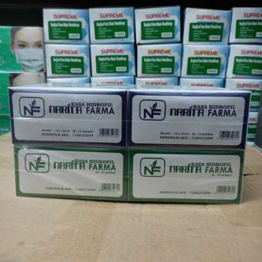 Kasa Hidrofil steril Narita Farma isi 10 box kasa steril kassa steril
