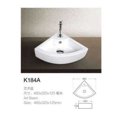 WASTAFEL WIKEA K 535 A / WASTAFEL SUDUT WIKEA LAVATORY WHITE