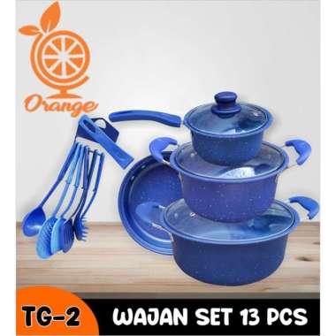 ZS [COD]13IN1 COOKWARE SET 13PCS / PANCI SET 13 PCS / PERALATAN PERLENGKAPAN MASAK 13 SET TERLARIS !