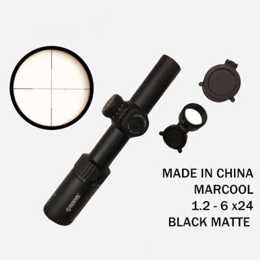 TELESKOP MARCOOL 1,2-6X24 HITAM - - HITAM