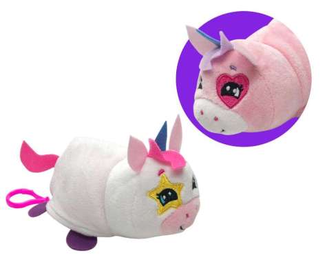 5in Mini Plush FlipaZoo Mushmillows (Asst of UP to 12 styles) - Surprise Toys Asterto Lovey - Unicor