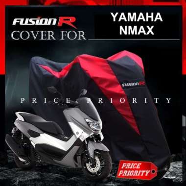 COVER MOTOR / SARUNG MOTOR WARNA YAMAHA NMAX WATERPROOF MERK FUSION R - SEAESAW Nmax 2022 Hitam