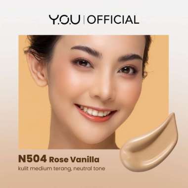 [NEW] YOU Cloud Touch Blurring Skin Tint | Liquid Foundation | Natural Matte Finish | Tahan Lama 24 