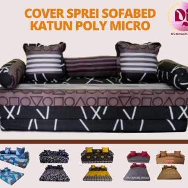 COVER SOFABED Sarung Sofa Bed Cover Sofa Bed Resleting Harga Murah LV Bintang