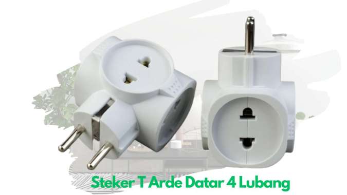 Steker T-Multi Datar 4 Cabang / T Multi Stop Kontak