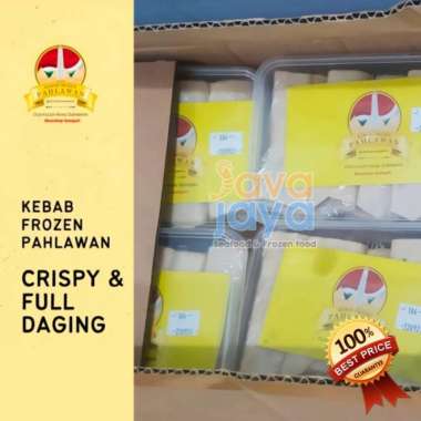 Kebab Frozen Original Pahlawan Isi 10 Kebab Pahlawan
