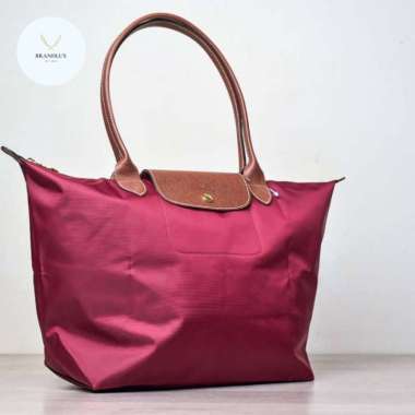 Longchamp Le Pliage Classic Original LLH - 100% Authentic Grenat/Red
