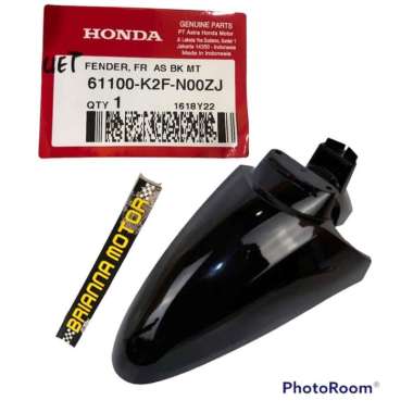SLEBOR DEPAN HITAM NEW SCOOPY ORI HONDA 61100 K2F N00ZJ