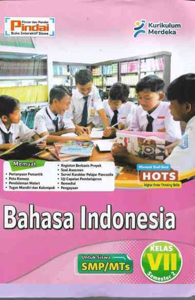 Buku LKS Bahasa Indonesia kurikulum Merdeka Kelas 7 SMP/MTs Semester 2