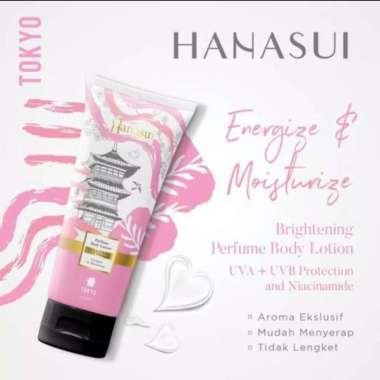 Hanasui parfume body lotion 180ml tokyo