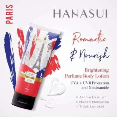 Hanasui parfume body lotion 180ml paris