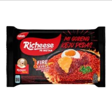 Richeese mie goreng keju pedas Lv5
