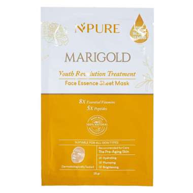 NPURE MARIGOLD SHEET MASK Multivariasi