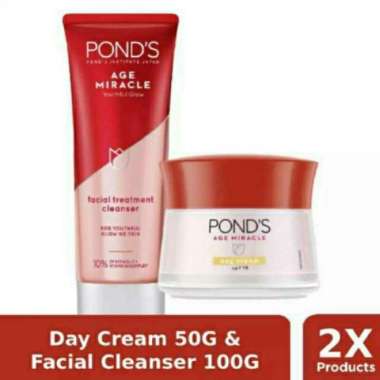 Ponds Age Miracle Day Cream Moisturizer 50g &amp; Pond's Age Miracle Multivariasi