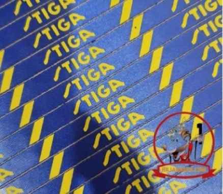 Stiga Side Tape / Side Tipe bahan Silk Biru
