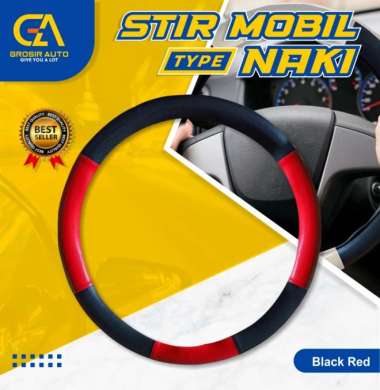 Cover Stir Naki / Sarung Stir Naki Mobil Innova Lama Universal Merah