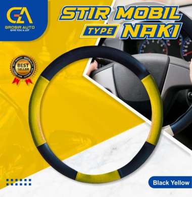 Cover Stir Naki / Sarung Stir Naki Mobil Innova Lama Universal Kuning
