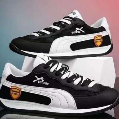 Sepatu Pria Olahraga Kasual Import New Model Style Korea All-Match Low-Top Mesh Empuk Bernapas Sol T