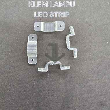 KLEM LAMPU LED STRIP SELANG 220V PENJEPIT LAMPU PER PCS 5050 (12MM)