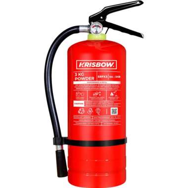 Krisbow Fire Extinguisher Alat Pemadam Api Powder Srfx3 3 Kg