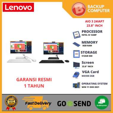 LENOVO IDEACENTRE AIO 3 24IAP7 (F0GH000RID) / (F0GH000QID) i5-1240P WHITE