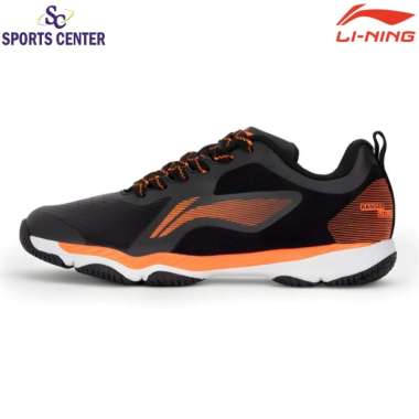 New Sepatu Badminton Lining Ranger Lite Z2 Black Orange 45