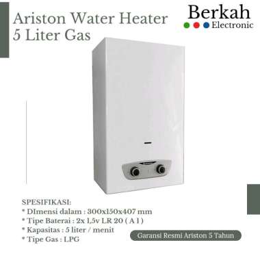 ARISTON WATER HEATER 5L GAS LPG | FASTR_ONM5_LPG_IDN
