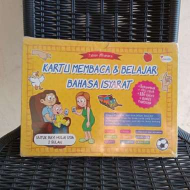 Kartu Membaca dan Belajar Bahasa Isyarat: untuk bayi usia mulai 2 bula