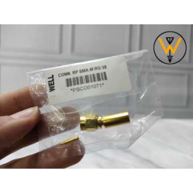 CONNECTOR / KONEKTOR RP SMA-M RG-58