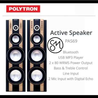 Speaker Aktif Polytron PAS 69 Active PAS69 Bluetooth