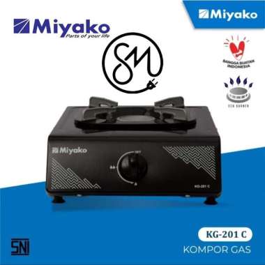Kompor Gas Miyako 1 Tungku KG-201C 201 C KG201C