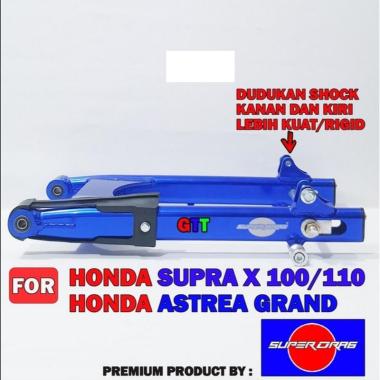 Swing Arm Honda Supra X Lama Astrea Grand Tanpa Stabilizer Super Drag - BLUE