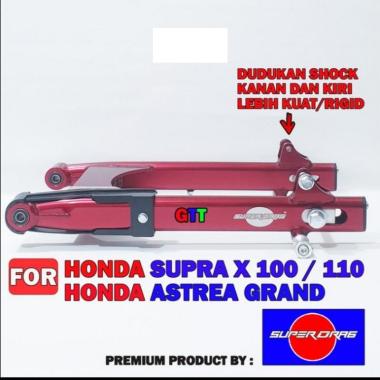 Swing Arm Honda Supra X Lama Astrea Grand Tanpa Stabilizer Super Drag - RED