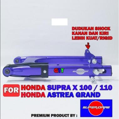 Swing Arm Honda Supra X Lama Astrea Grand Tanpa Stabilizer Super Drag - VIOLET