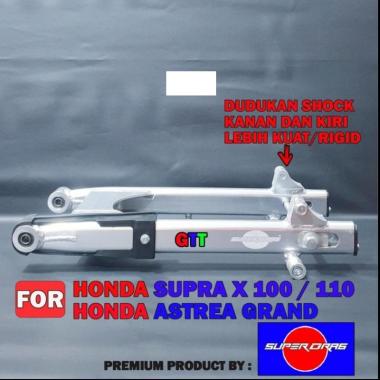 Swing Arm Honda Supra X Lama Astrea Grand Tanpa Stabilizer Super Drag - SILVER