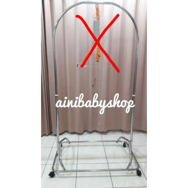 Tiang Ayunan Bayi Portable Merek Polar Tiang & Roda