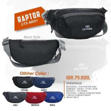Tas Pinggang Co-trek Raptor Red