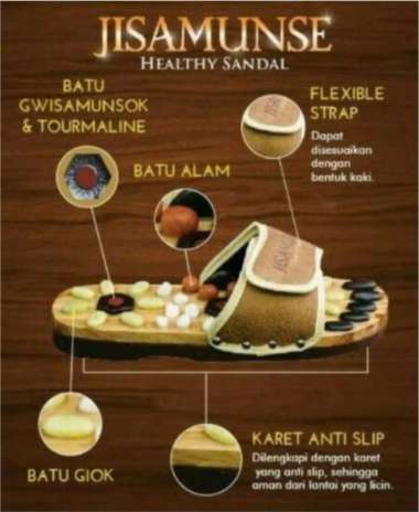 Jisamunse Sandal Kesehatan - Sendal Kesehatan Jisamunse - Size S S